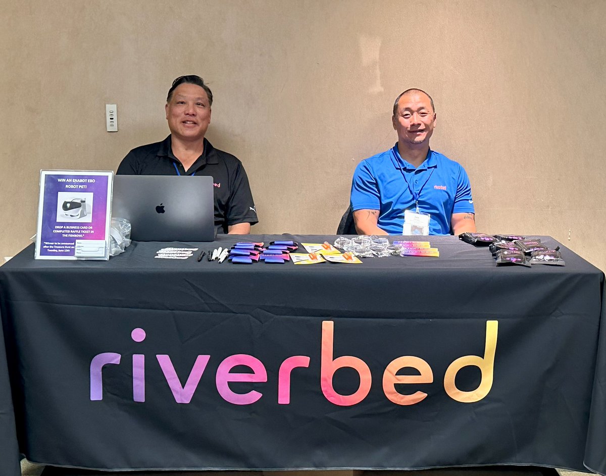 yvjohns's tweet photo. Make sure to come by the @riverbed table today during the #Sharkfest Sponsor Showcase at 6:30pm PST! You can get the answer to your packet question in the Treasure Hunt  &amp; enter for a chance to win an Enabot Robot Pet🤖

#wireshark #sf23us #riverbed #networkperformance https://t.co/HHM4NiAMtR