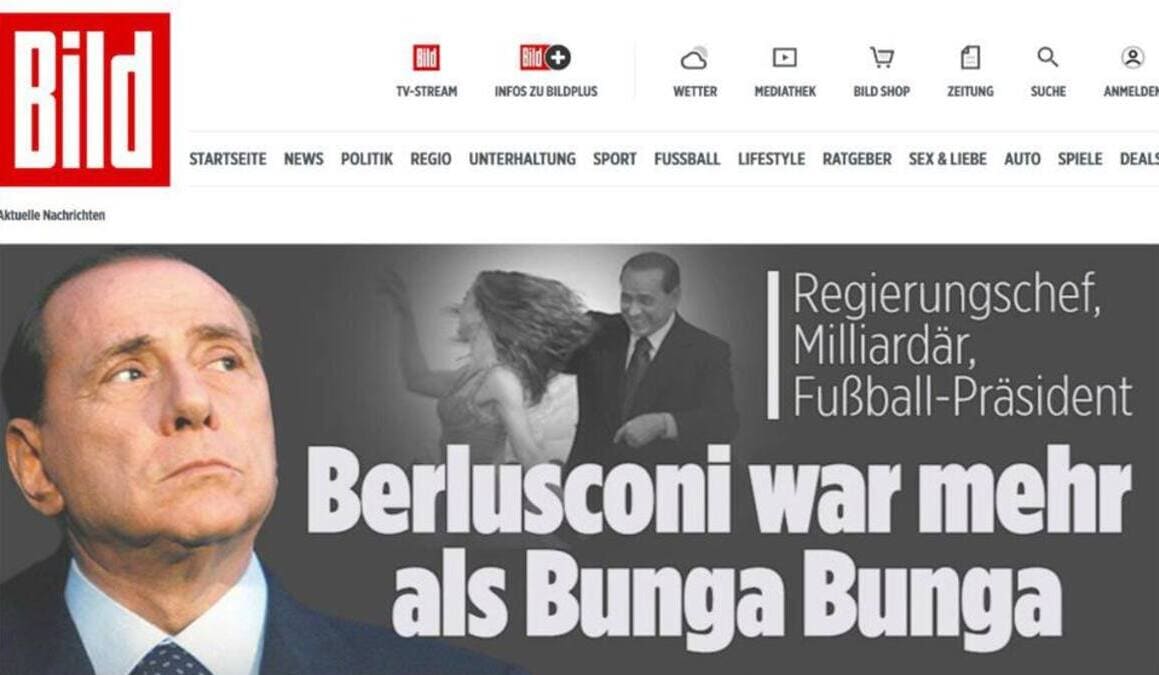 HugoLinnn's tweet photo. Ecco come titola la stampa estera su Berlusconi, volpone! @MauroMazzaRai #dimartedi #giornalari #leccaculo https://t.co/RFAGyg7IC5
