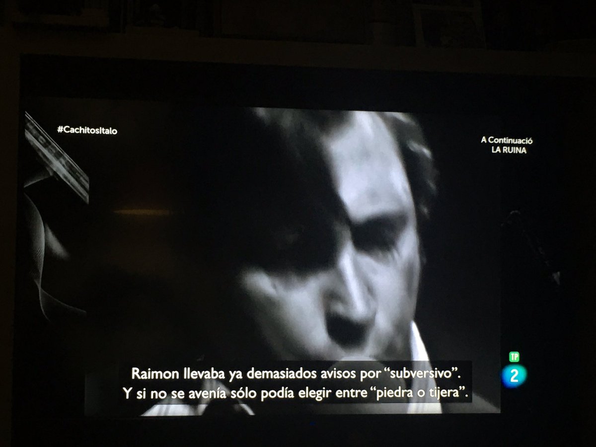 MaciaPS's tweet photo. Avui el Raimon fa més falta que mai
El 23-J encara més
@cachitos_tve
#diguemNo
#CachitosHistoria https://t.co/KkIJfyM6PY