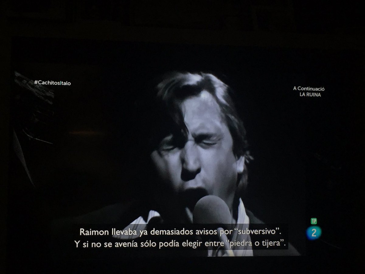 MaciaPS's tweet photo. Avui el Raimon fa més falta que mai
El 23-J encara més
@cachitos_tve
#diguemNo
#CachitosHistoria https://t.co/KkIJfyM6PY