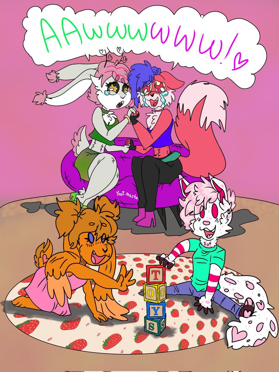 Yaoi_masta's tweet image. #aprilmonth babies\♡♡♡
@L1ghtningRider baby Arora with baby glitter~ loving mamas watching over~♡
#glitterdust 

@HazbinHotel @HazbinOcGallery #HazbinHotel #hazbinhoteloc #hhoc #ArtistOnTwitter #artists #DigitalArtist
#babies #furries