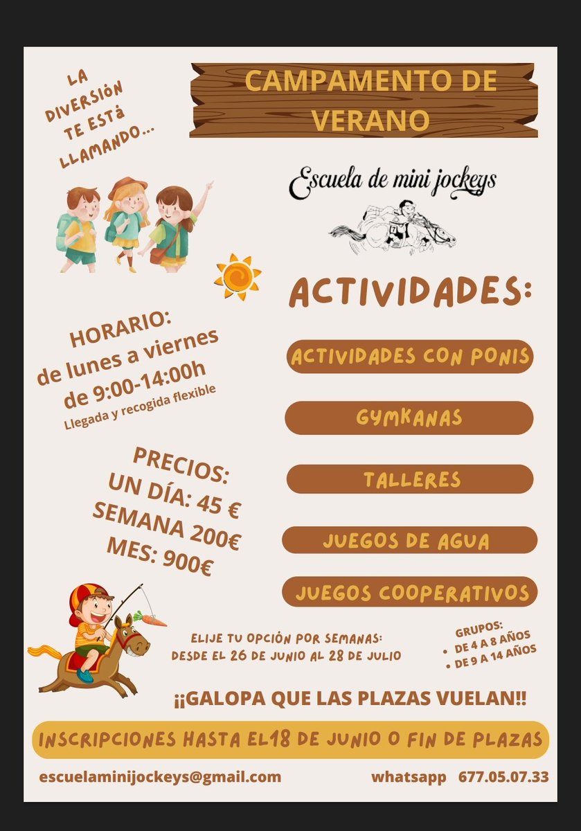 Escuela De Mini Jockeys tweet media