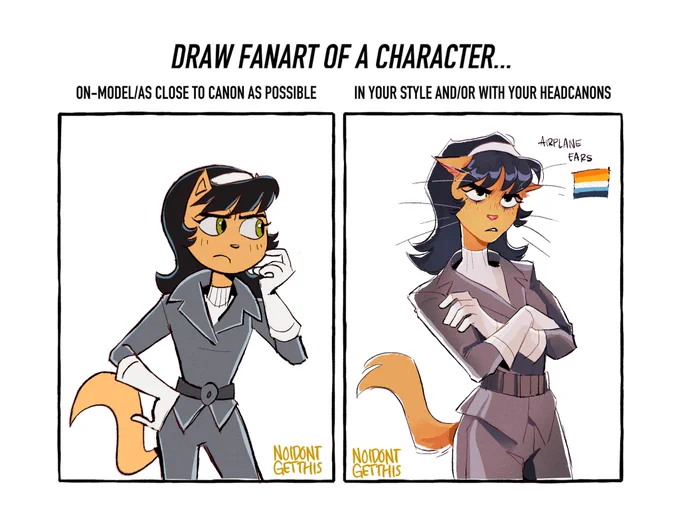 Am I surprised I got to recreate the show's art style with no reference?