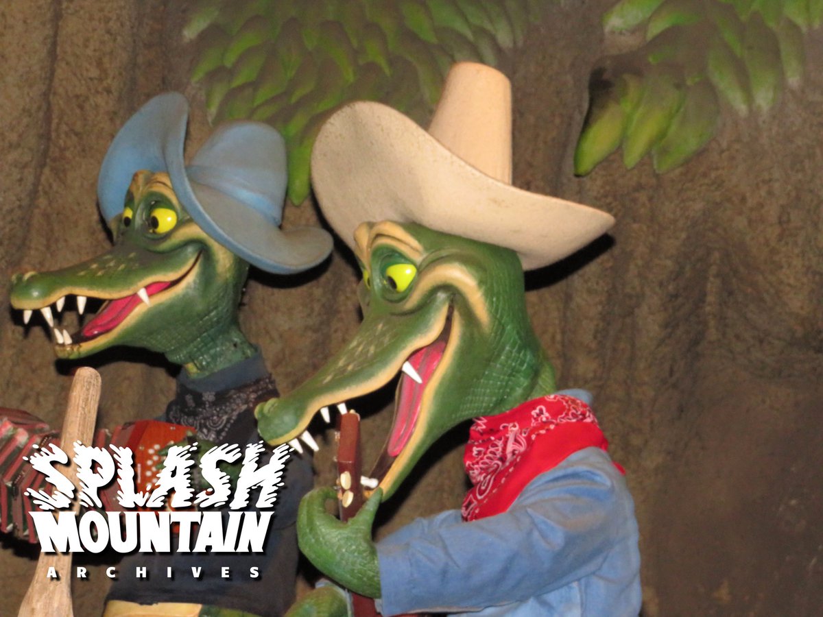 Some closeup shots of the Swamp Boys! I’m sure at least one of these guys will make a cameo in the retheme #SplashMountain #Disneyland #WaltDisneyWorld