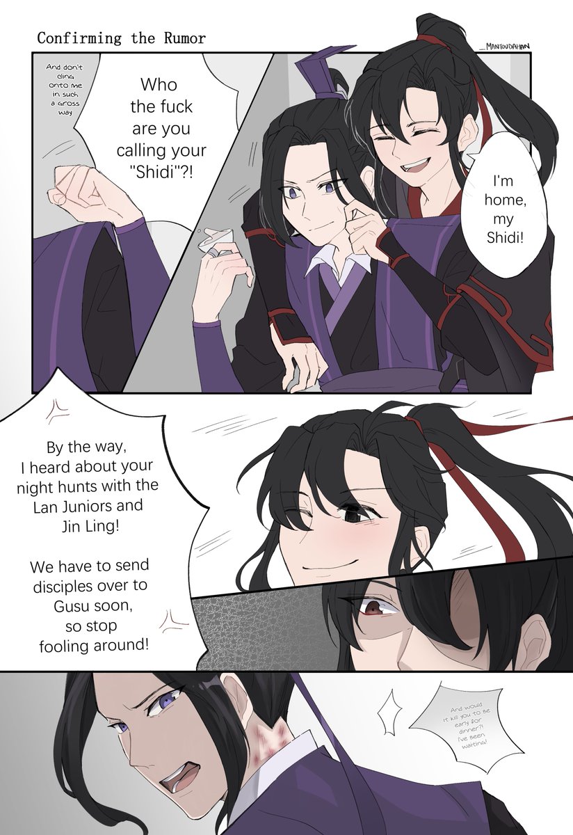 a collar not large enough.
— 
#mdzs #weiwuxian #jiangcheng #chengxian #xicheng