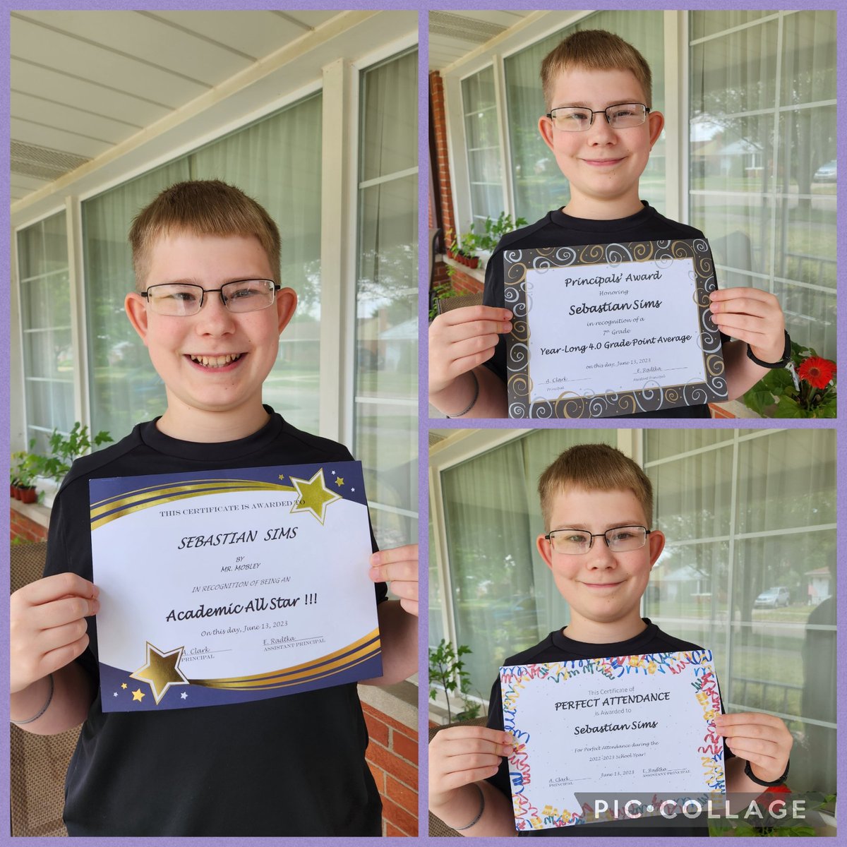 CassieSims05's tweet photo. Proud of this boy!  He was also honored again at the awards ceremony for his Kiwanis award! https://t.co/7OjaU7vkyW