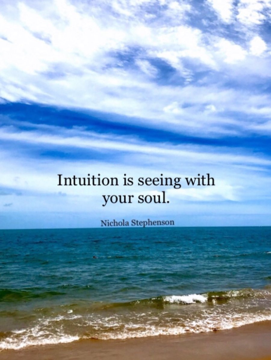 Intuition is seeing with the soul 💫

#positive #mindset #joyTrain #successtrain #ThinkBIGSundayWithMarsha #thrivetogether