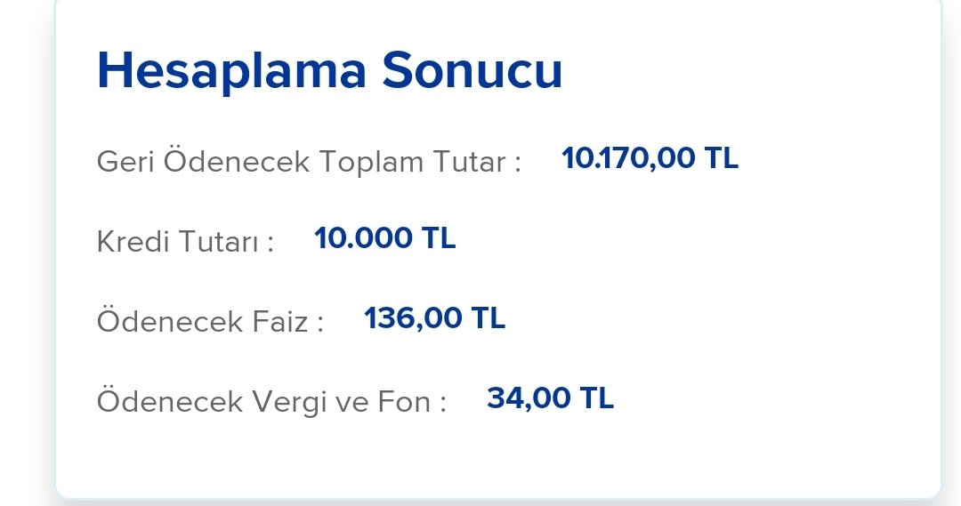 1.36 dan kmh ve kredi kartı kullanarak 1.000.000 tl para bulabiliyorum. Bu parayı %42 den mevduat alıyor bankalar😁 Hesaba bak simdi.. 
10.000 tl için kmh ödenecek para 170 tl, mevduat getirisi 320 tl. 150 tl kar. 1mio da 15.000 TL 30 günlük. Bu nasıl düzen ya, bedava para..🥂