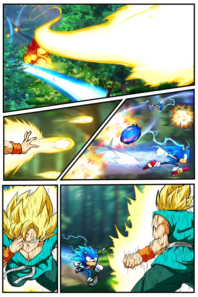 Game Sonic vs Goku chapter 2

pages 13 and 14