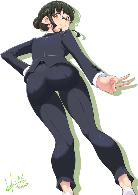#無言で後ろ姿を見せつけよ