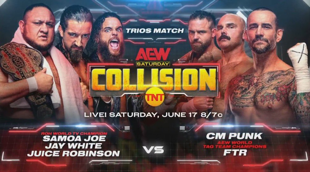 Saturday 

6/17

Collision debuts at The United Center.