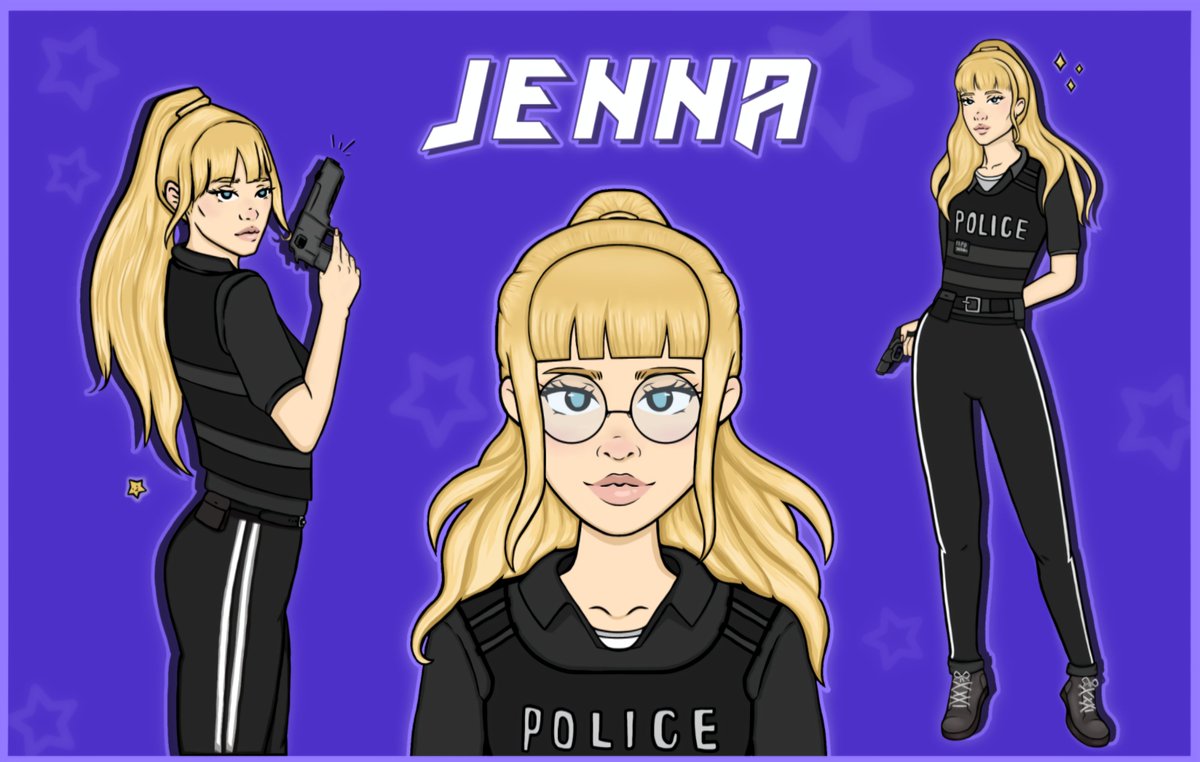 TibiDraws's tweet photo. Going for Cuffs?😈
Jenna Mustard @Sugoi_Ash 
#nopixelfanart https://t.co/Q2c01lbjfu