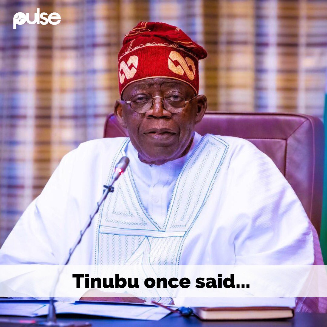 PulseNigeria247's tweet image. Drop your favourite quote from President Tinubu