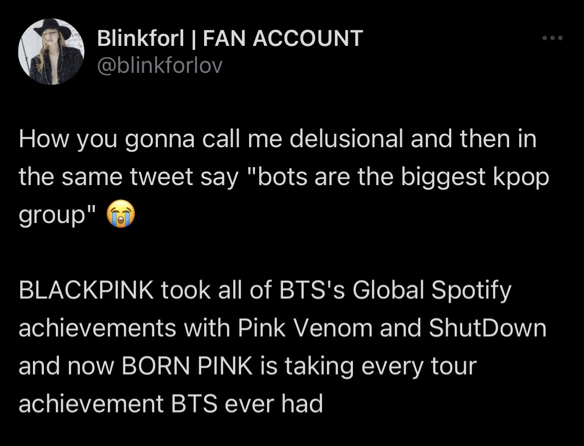 facebypjm's tweet photo. global spotify achievements that bts have and haven’t been broken

- The biggest debut for a korean act/group: Butter - 11M
- The longest charting song by a kpop act in the top 10: Dynamite - 119 days
- The longest charging song by a kpop act in the top 50: dynamite - 439 days https://t.co/1enrMwj9ir
