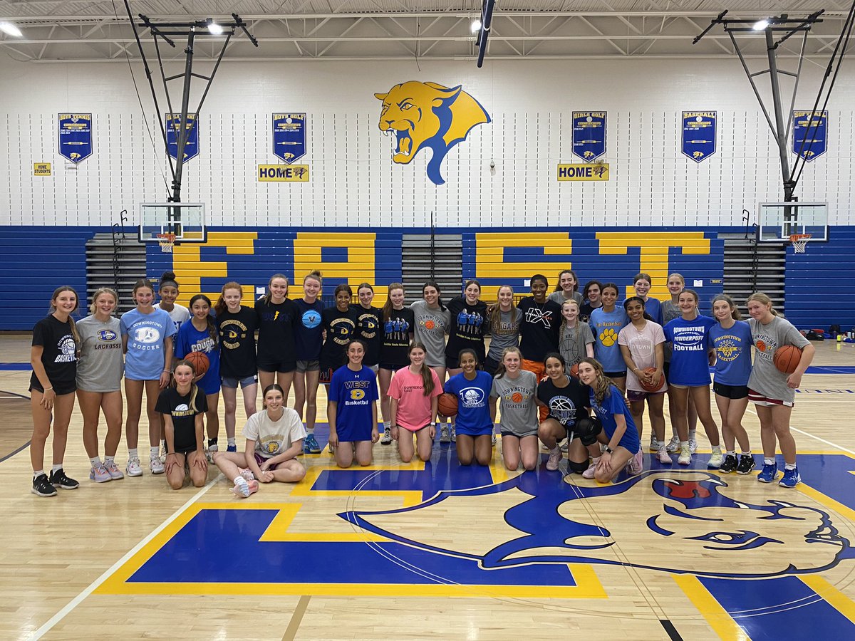 dtownwestgbb's tweet photo. Great combined West and East training session today run by coach Naughton and @jadacoggins from the Atlanta Dream organization.  Thanks for speaking at our camp and helping our current players get better! @deastgirlsbball https://t.co/afSwnSToXb