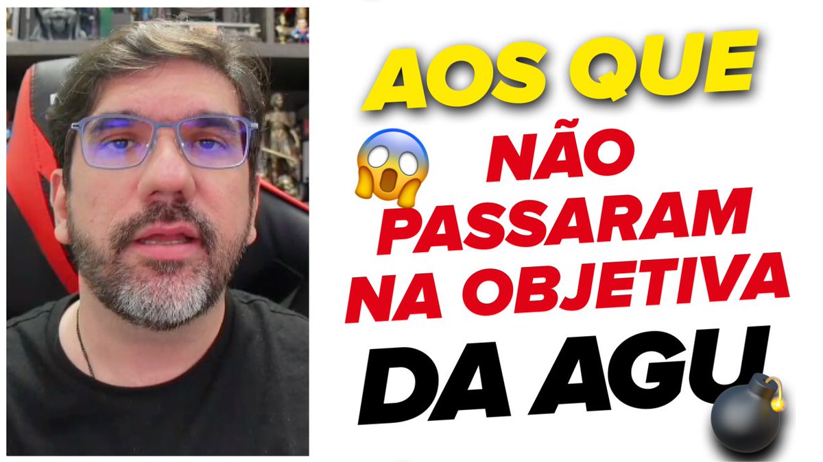 🔴😱 AOS QUE NÃO PASSARAM, OU QUEREM PASSAR, NA AGU 🔴
youtu.be/OPehiDNn93E