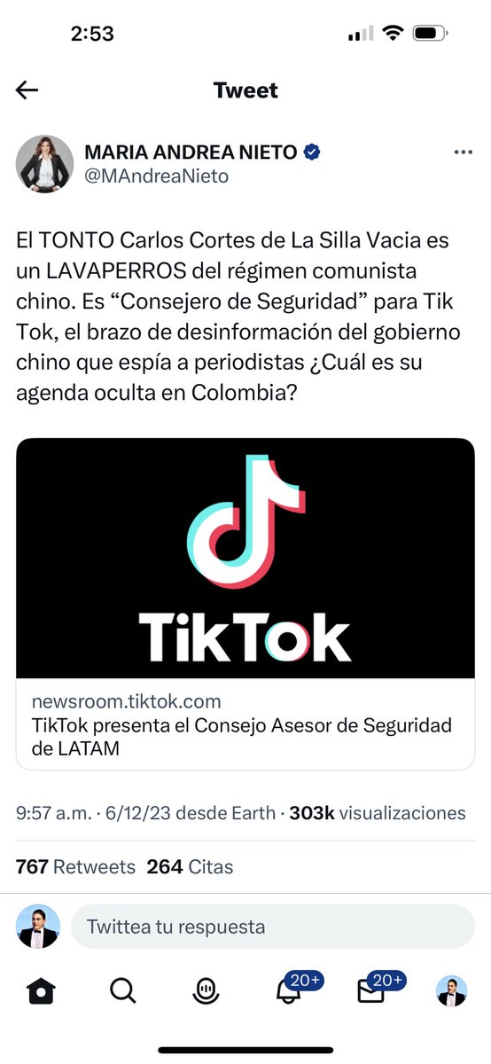 “TONTO Y LAVAPERROS”:
Una periodista de un medio que reclama respeto para sus periodistas, maltratado a un colega de otro medio. 
La indignación les funciona en una sola vía. Mal <a href="/RevistaSemana/">Revista Semana</a>