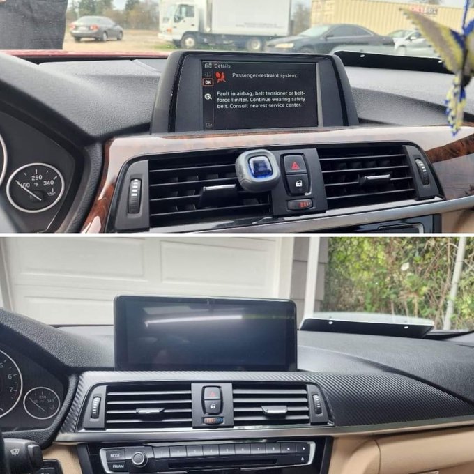 Finally got around to update the screen in my car https://t.co/U9GmA5OnXV<a href="/tag/transformation"class="tags"><span>#transformation</span></a><a href="/tag/darkside"class="tags"><span>#darkside</span></a><a href="/tag/doitagain"class="tags"><span>#doitagain</span></a><a href="/tag/tiktok"class="tags"><span>#tiktok</span></a>