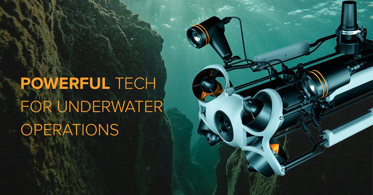 Read our latest blog post about the new CHASING M2 PRO MAX that offers professional underwater ROVs/Drones designed for professional users and industrial applications. hubs.li/Q01TqqKH0