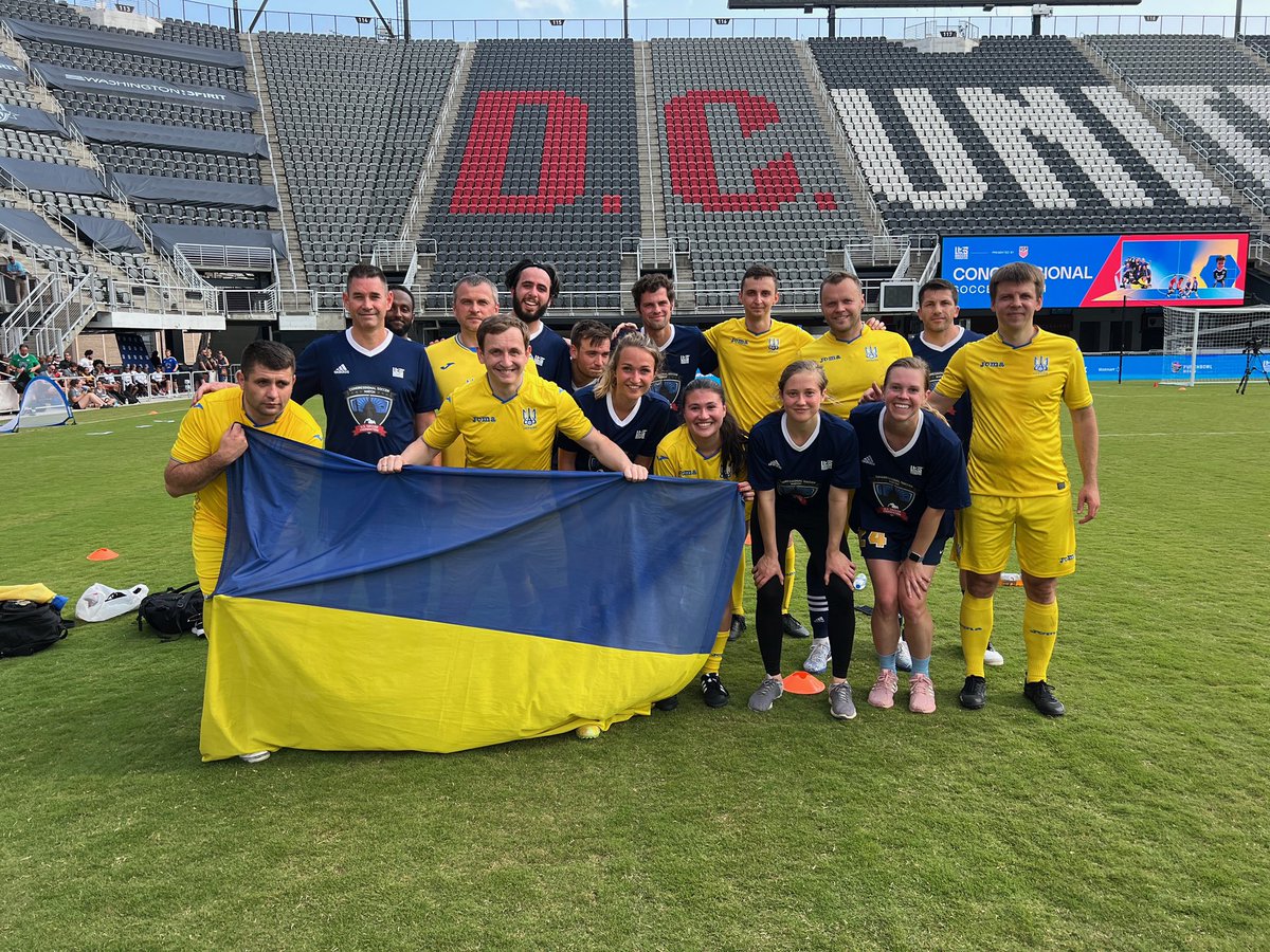 franceintheus's tweet photo. #EmbassyTournament โฝ๏ธ๐ซ๐ท๐บ๐ฆ:
Ukraine victory against the French! 3-1 on @AudiField https://t.co/uwIXBdlPKx