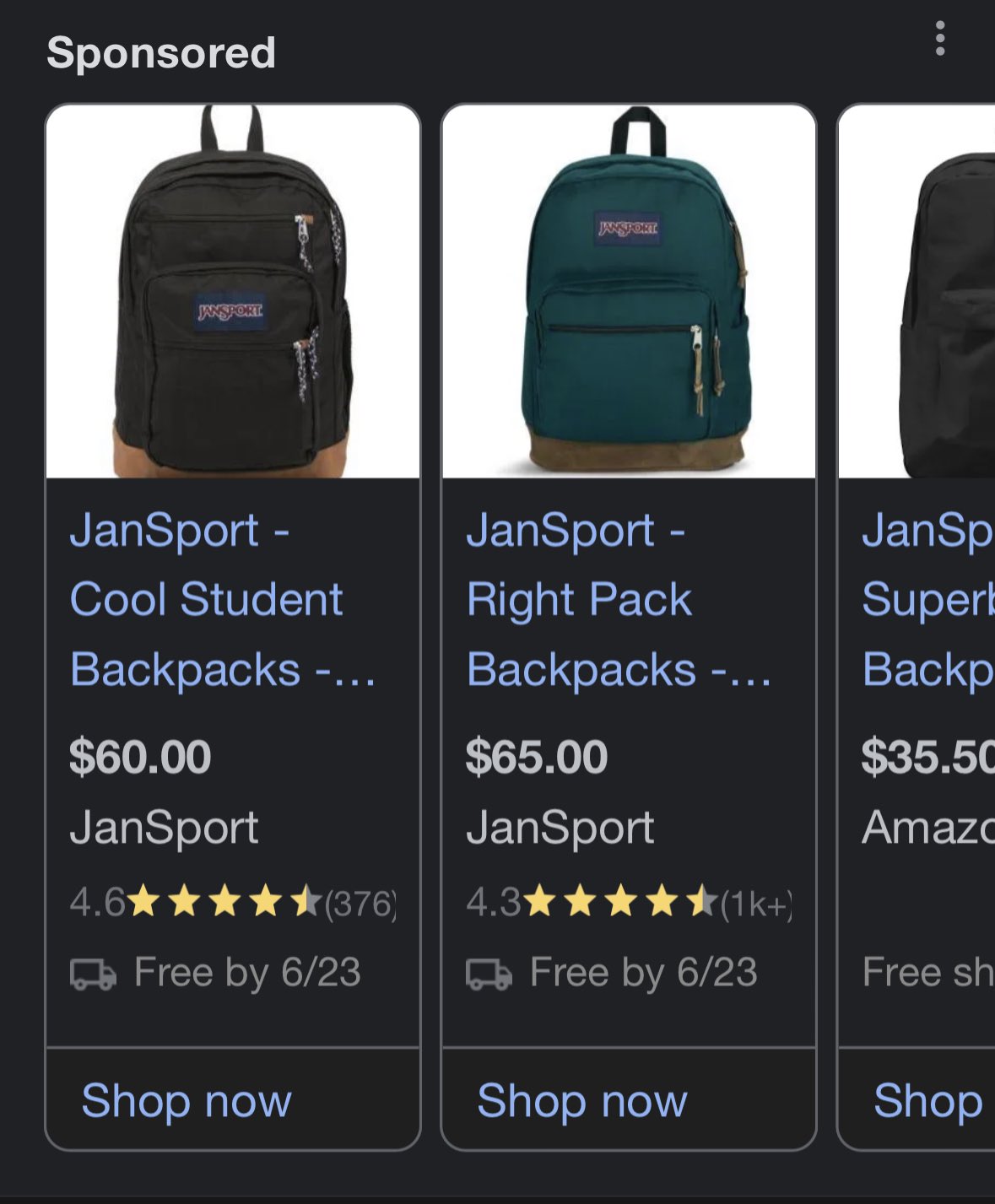Jansport backpack sale clearance target