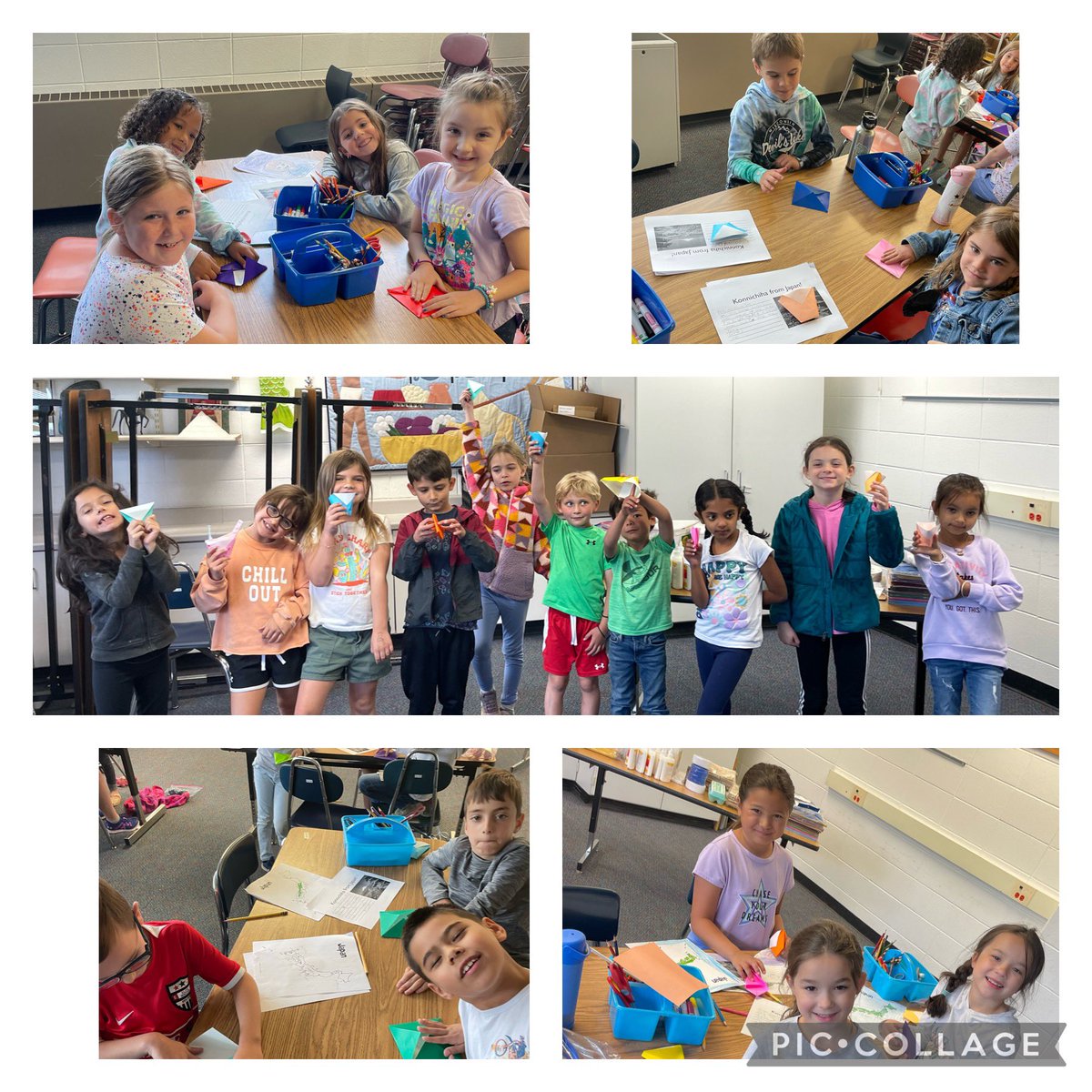 Learning origami while in Japan today in Trip Around the World! <a href="/AHSD25SummerU/">Summer U</a>