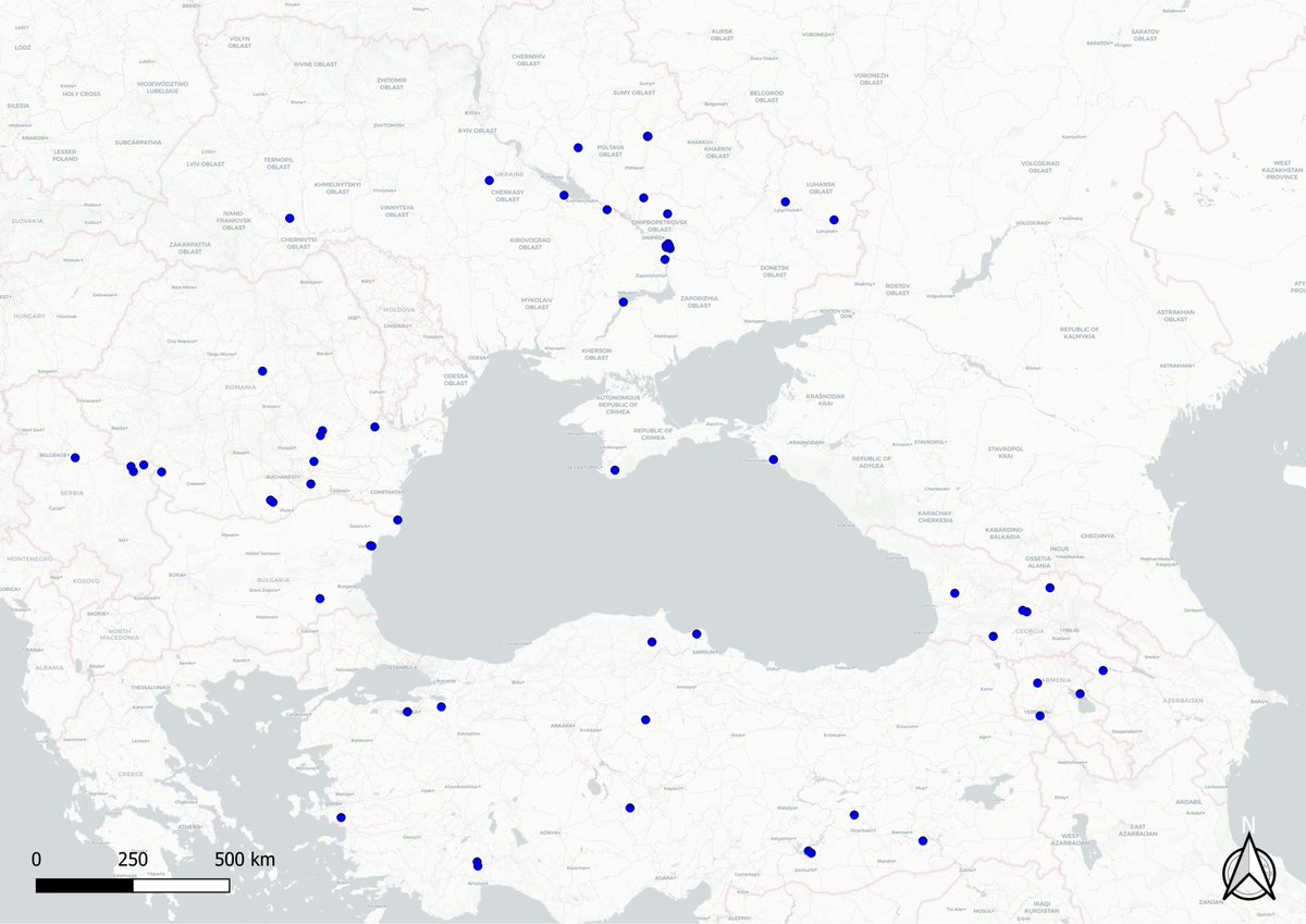 Over the past few months, the map has been filling up in the #IsoArcH’s big blank spot in the region around the Black Sea under the supervision of @KevinSalesse
