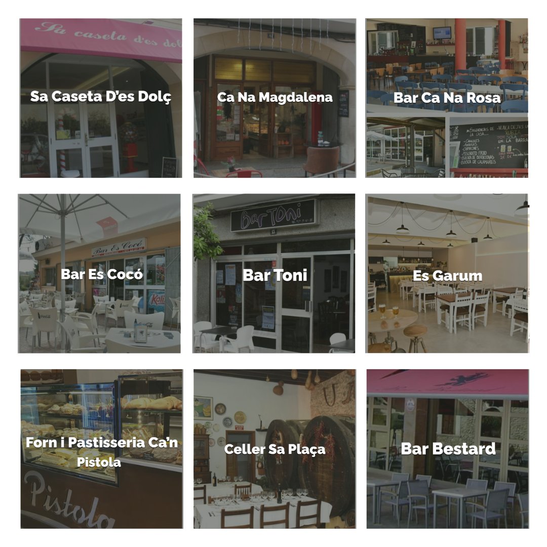 🍽️ Lloseta: gastronomia per a tots els gustos!🍽️

👉🏻Des de restaurants prestigiosos com Can Carrossa o Can Amer, fins a bars locals que ofereixen cuina tradicional. Les tapes típiques mallorquines són famoses, però també hi ha altres opcions per a tots els gustos i butxaques.