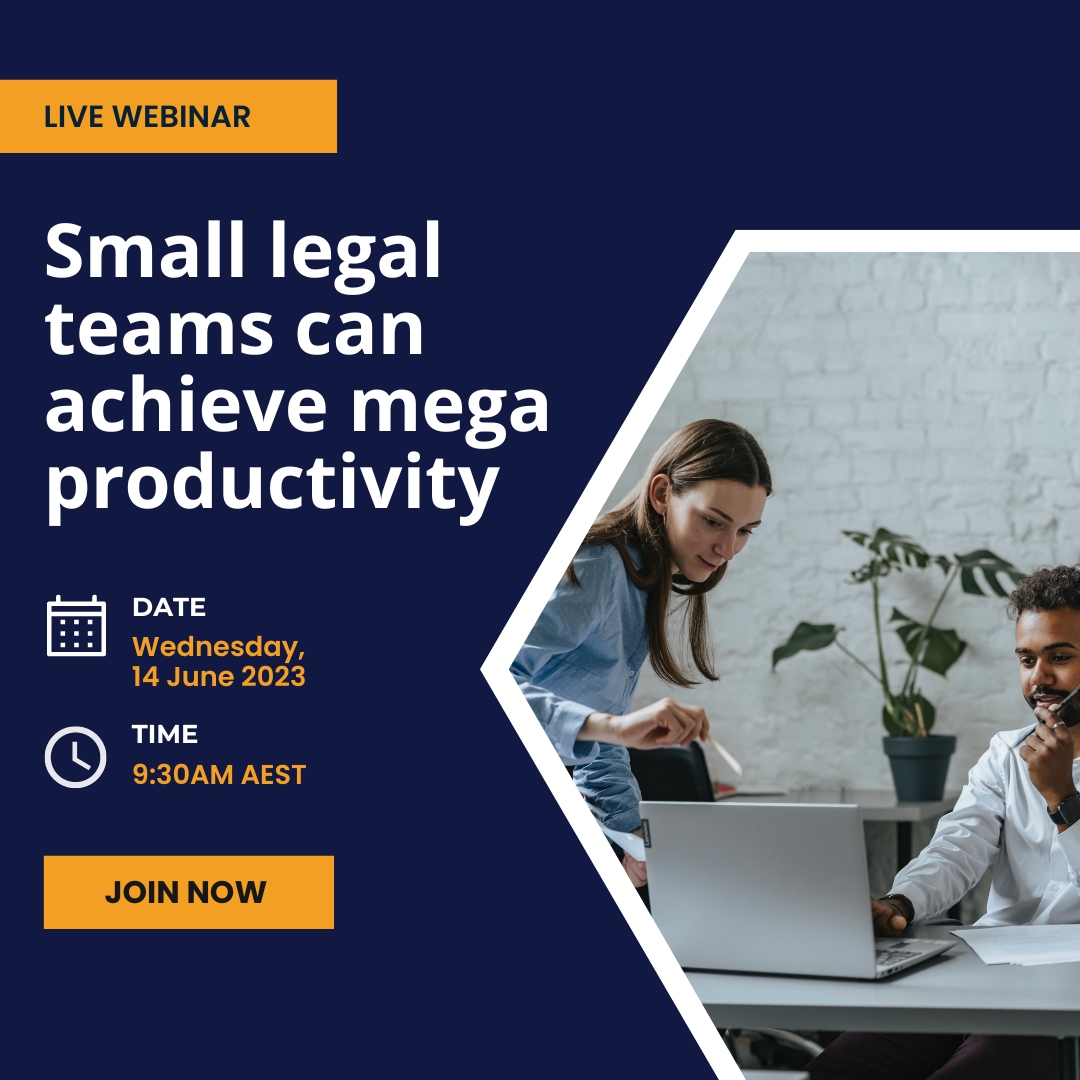 xakiatech's tweet photo. #Webinar with Kate Sherburn, Who Gives A Crap starts today at 9.30am AEST. Join us to learn how your small #legalteam can achieve mega productivity. PS. we'll be sharing a #Xakia birthday special - join us to find out! https://t.co/Fjij5yuWcP
#InHouseLegal #generalcounsel https://t.co/5dG7wzs0Om