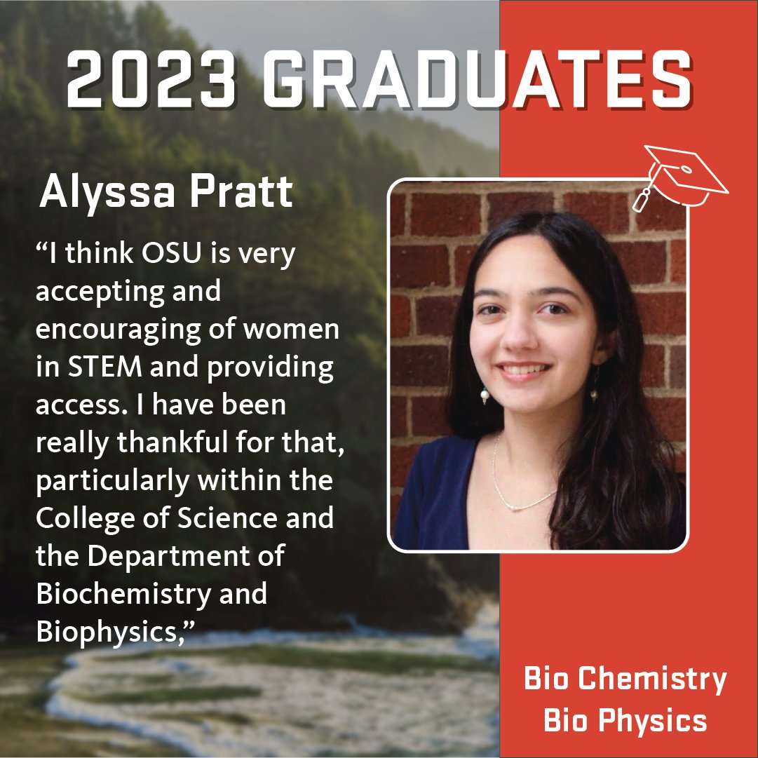 OSUScience's tweet photo. With a love for the sciences and a passion for outreach, senior Alyssa Pratt wants to create a world where a younger version of herself, who loved the stars, knows she can be a scientist.
Her story: https://t.co/iVndxyW2Am
#TeamScience #Beavergrad #GoBeavs #OSUScience https://t.co/iBXDMnI8TD