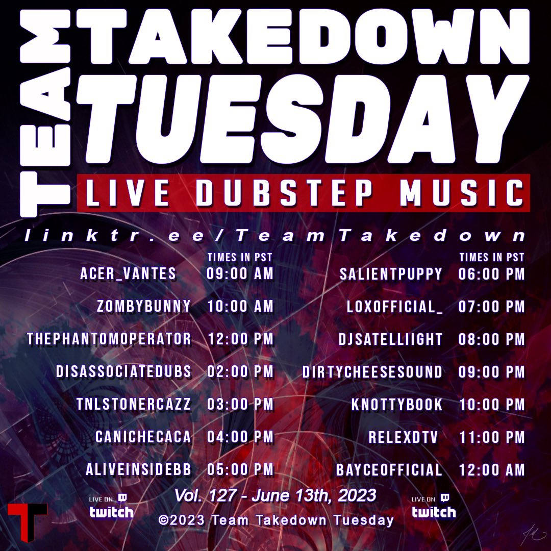 TeamTakedownTue's tweet photo. TTT 127 https://t.co/bSiXRulF3x