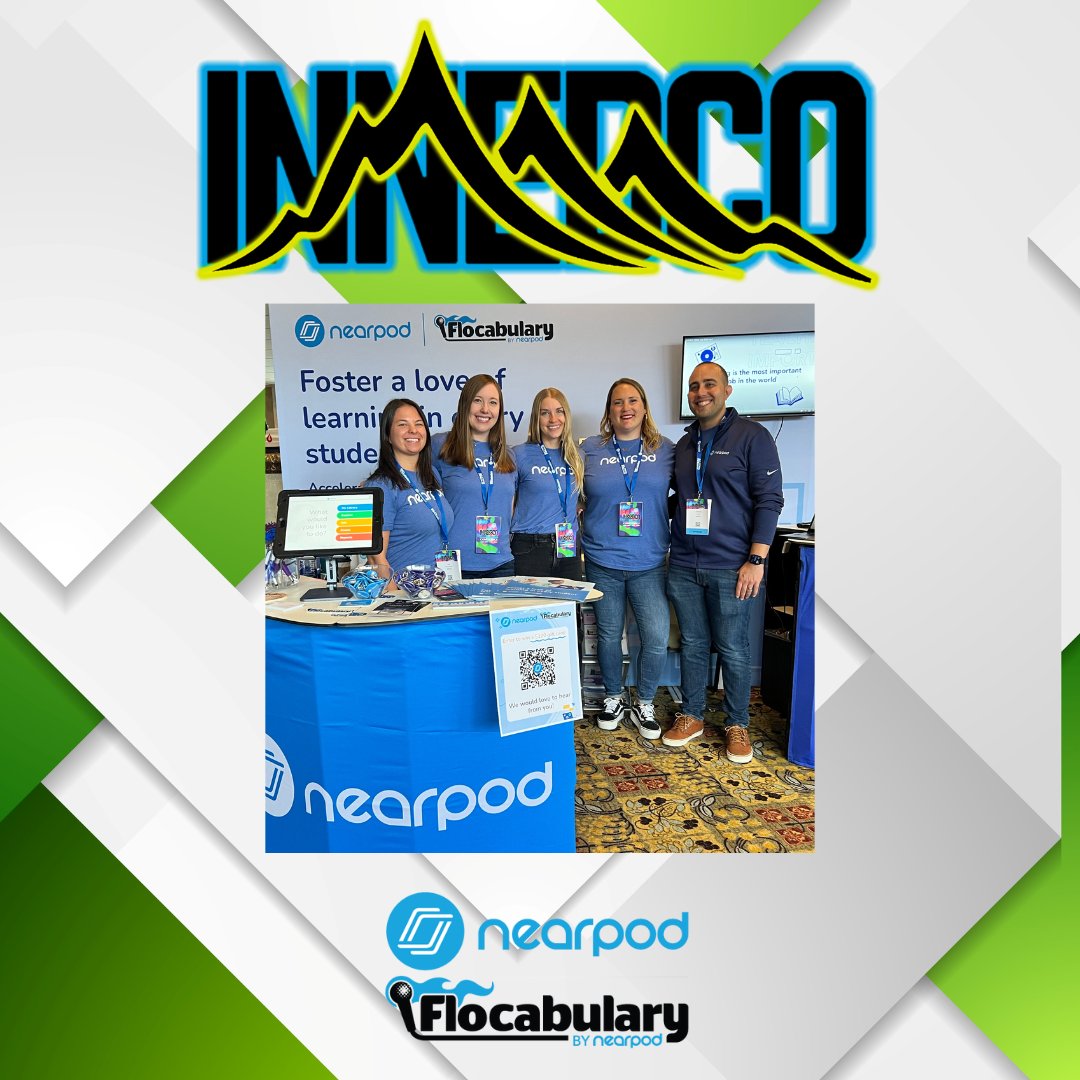 We know you've seen this awesome group from <a href="/nearpod/">Nearpod</a> at the <a href="/InnEdCO/">InnEdCO</a> 2023 Conference! Go and ask them what they're up to and how they can help educators! #innedco2023 #edtech #edchat #k12