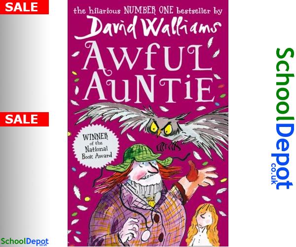 #teacher schooldepot.co.uk/B/9780007453627 Walliams, David Awful Auntie 9780007453627 #AwfulAuntie #Awful_Auntie #DavidWalliams #student #reviewFrom number one bestselling author David Walliams comes another heartfelt but hilarious hoot of an adventure