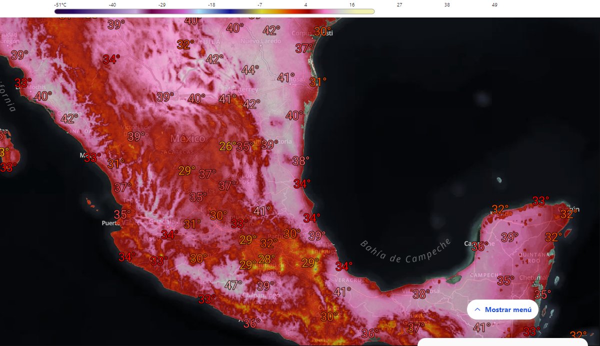 🍁🌧️Meteorología México🥶❄️ tweet media