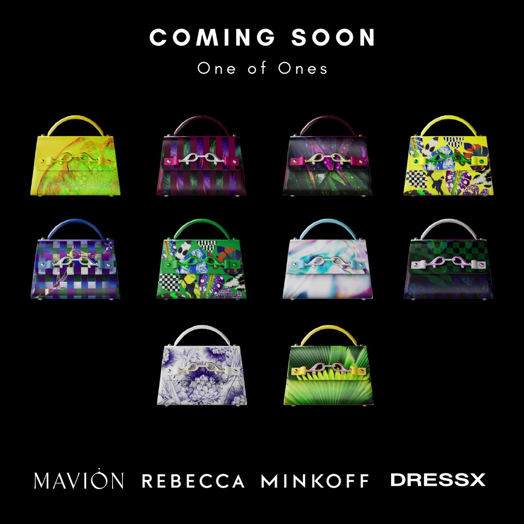 Introducing a very special digital fashion collection in collab with <a href="/MAVIONworld/">MAVION</a>. 10 one of one digital handbags have been transformed into digital wearables and will launch on June 22 <a href="/dressxcom/">DRESSX</a>. Proceeds support <a href="/WinWeb3io/">WinWeb3</a>