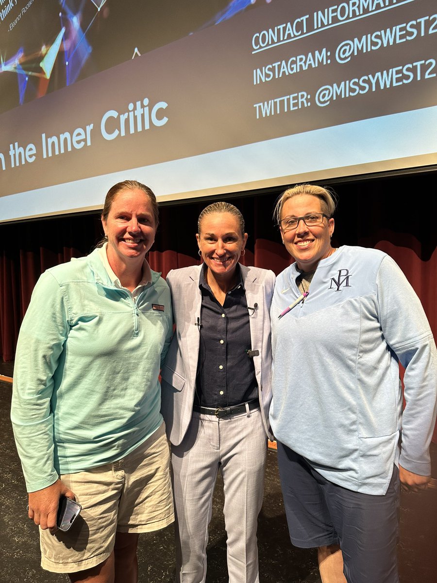 Emily Steinmetz (@esteiner51) on Twitter photo What an amazing message from someone I have admired since your Duke days with Rice! <a href="/MissyWest25/">Missy West</a> crushed the inner critic and made a difference in Indiana today for the <a href="/IHSAA1/">IHSAA</a> Leadership Conference. Can’t wait to share your message with our <a href="/PMFalconSports/">Perry Athletics</a> Falcon family. What an amazing message from someone I have admired since your Duke days with Rice! <a href="/MissyWest25/">Missy West</a> crushed the inner critic and made a difference in Indiana today for the <a href="/IHSAA1/">IHSAA</a> Leadership Conference. Can’t wait to share your message with our <a href="/PMFalconSports/">Perry Athletics</a> Falcon family.