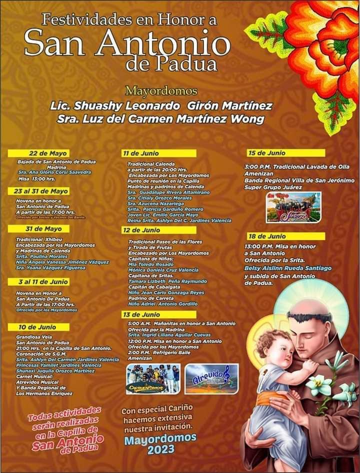 #Entérate Ciudad Ixtepec está de manteles largos y con devoción y alegría, ciudadanos disfrutan de la fiesta de San Antonio de Padua.

🎥 Video en el link 👇
fb.watch/l8DcdYloos/?mi…