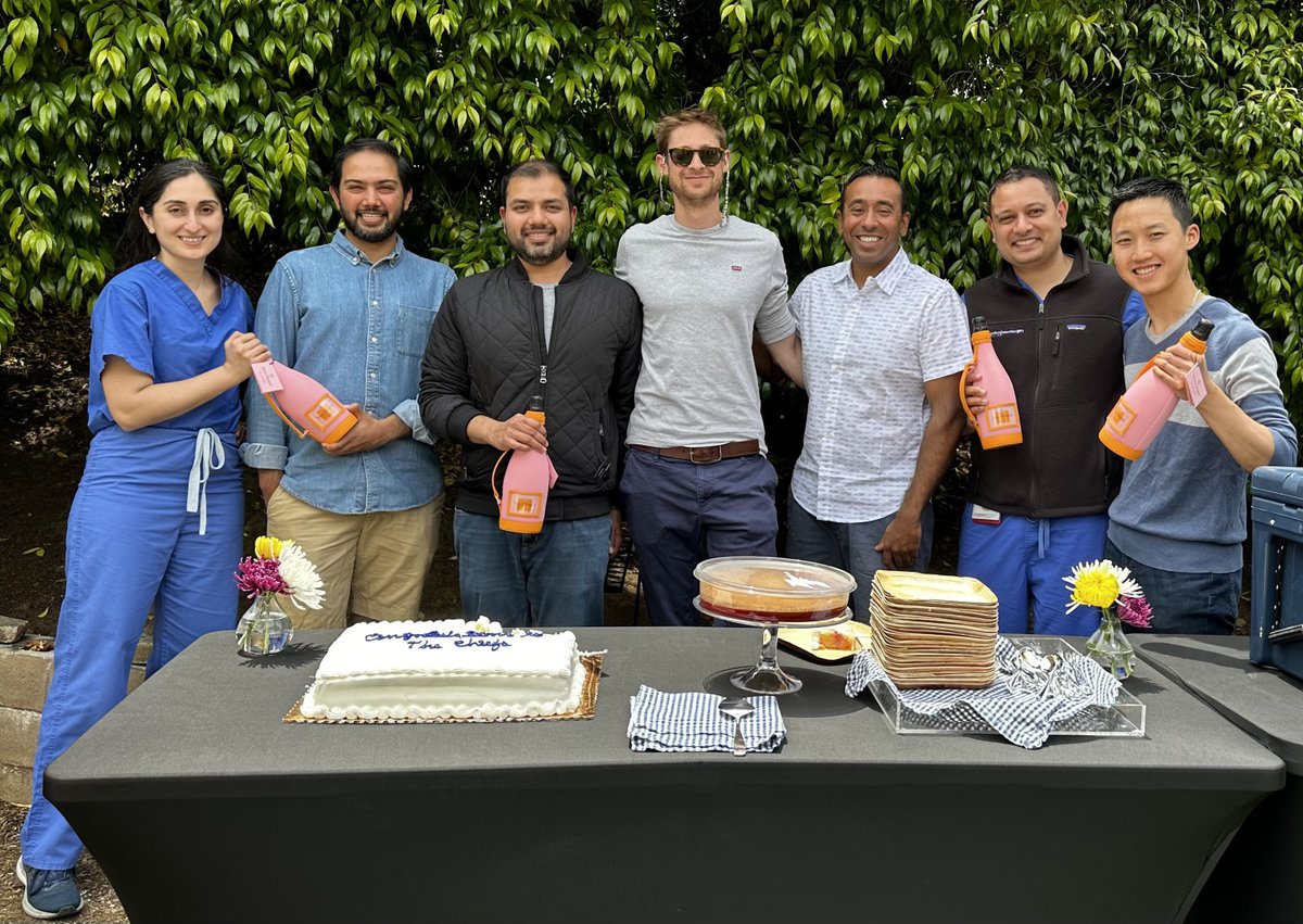 Congratulations to all our graduates - chiefs, and spine fellows. You are all exceptional!
We will miss you but excited to watch you change the world!
<a href="/kevinkumar/">Kevin Kumar, MD, PhD</a> Paras, Michael, Nicolai, Hammad and <a href="/GhaniHaiderMD/">Ghani Haider</a>. <a href="/StanfordNsurg/">Stanford Neurosurgery</a> #graduation2023 #Neurosurgery