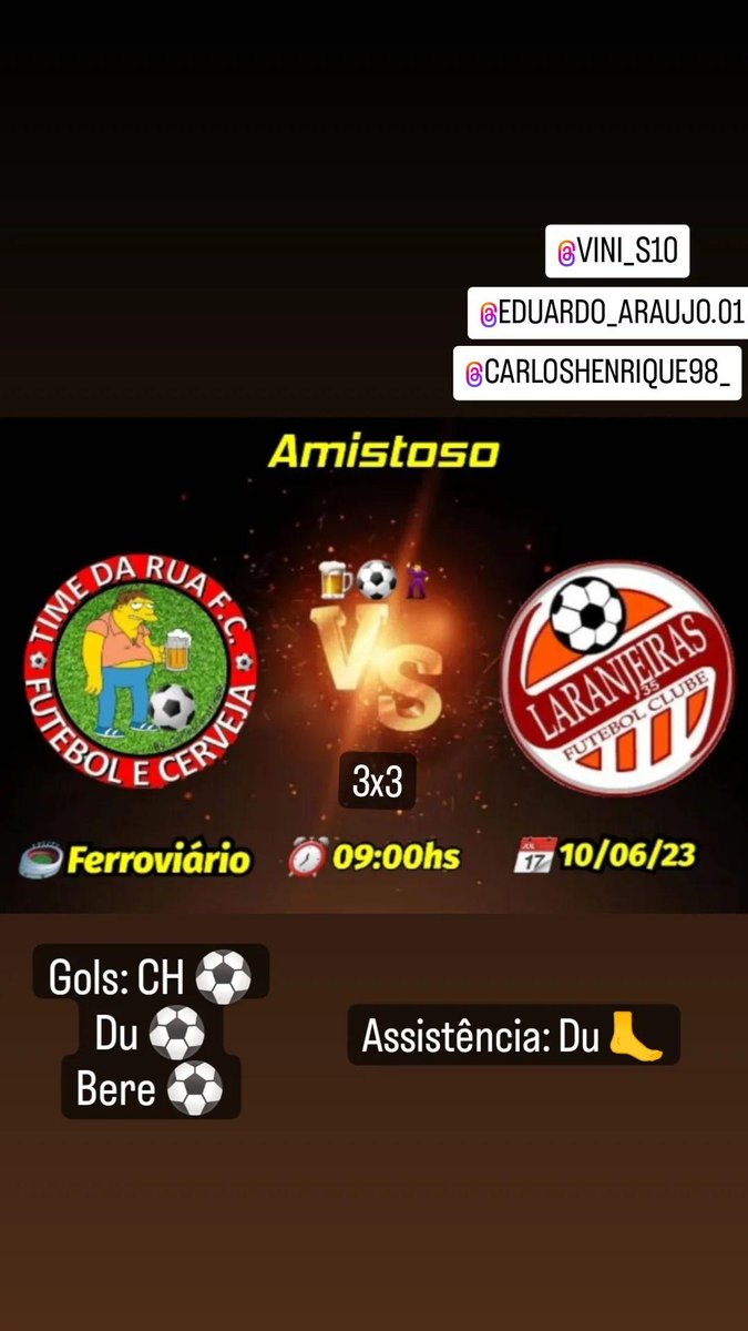 TimedaRua10's tweet photo. Autores dos gols de sábado ⚽⚽⚽
#TimedaRua 🔴🔴 https://t.co/9xGMwLEFBM
