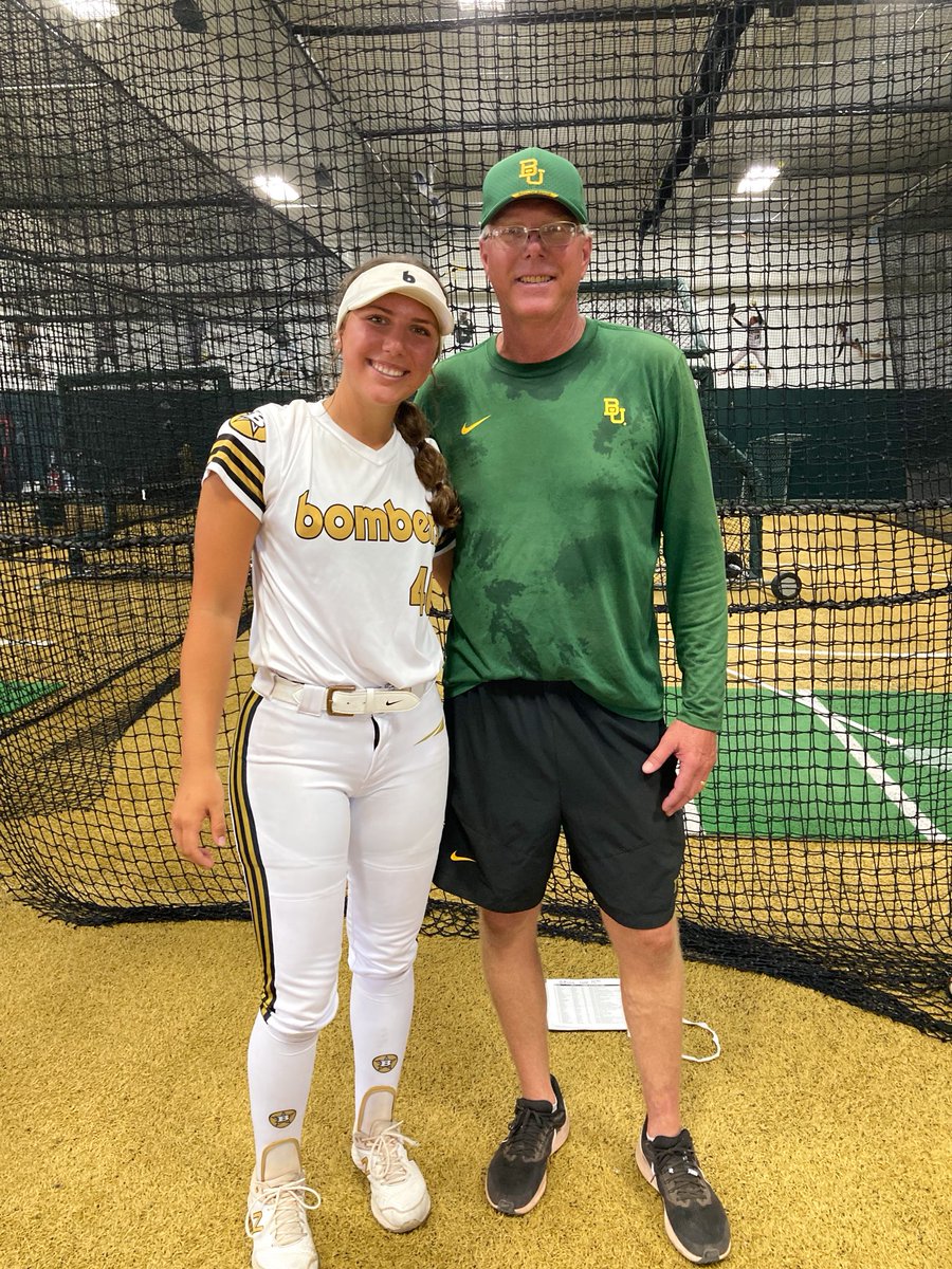 Rachel Wallace 2025 (@rachel_wallaace) on Twitter photo Loved getting to know more about the Baylor culture while working on my swing this afternoon! Sic โEm ๐ป
<a href="/BUMoore/">Glenn Moore</a> <a href="/JohniganSteve/">Steve Johnigan</a> <a href="/BaylorSoftball/">Baylor Softball</a> <a href="/dprice377/">Dani Price</a> <a href="/BombersKreis/">Texas Bombers Gold Kreis</a> Loved getting to know more about the Baylor culture while working on my swing this afternoon! Sic โEm ๐ป
<a href="/BUMoore/">Glenn Moore</a> <a href="/JohniganSteve/">Steve Johnigan</a> <a href="/BaylorSoftball/">Baylor Softball</a> <a href="/dprice377/">Dani Price</a> <a href="/BombersKreis/">Texas Bombers Gold Kreis</a>