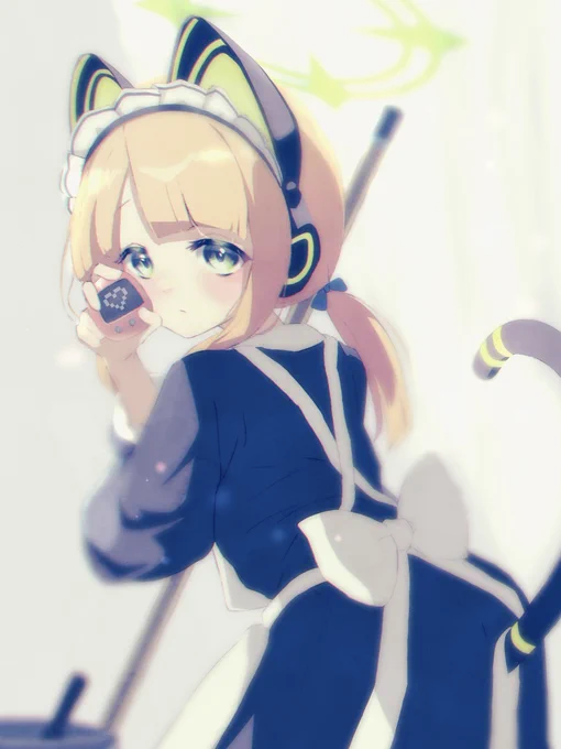 メイドらくがき #ブルアカ