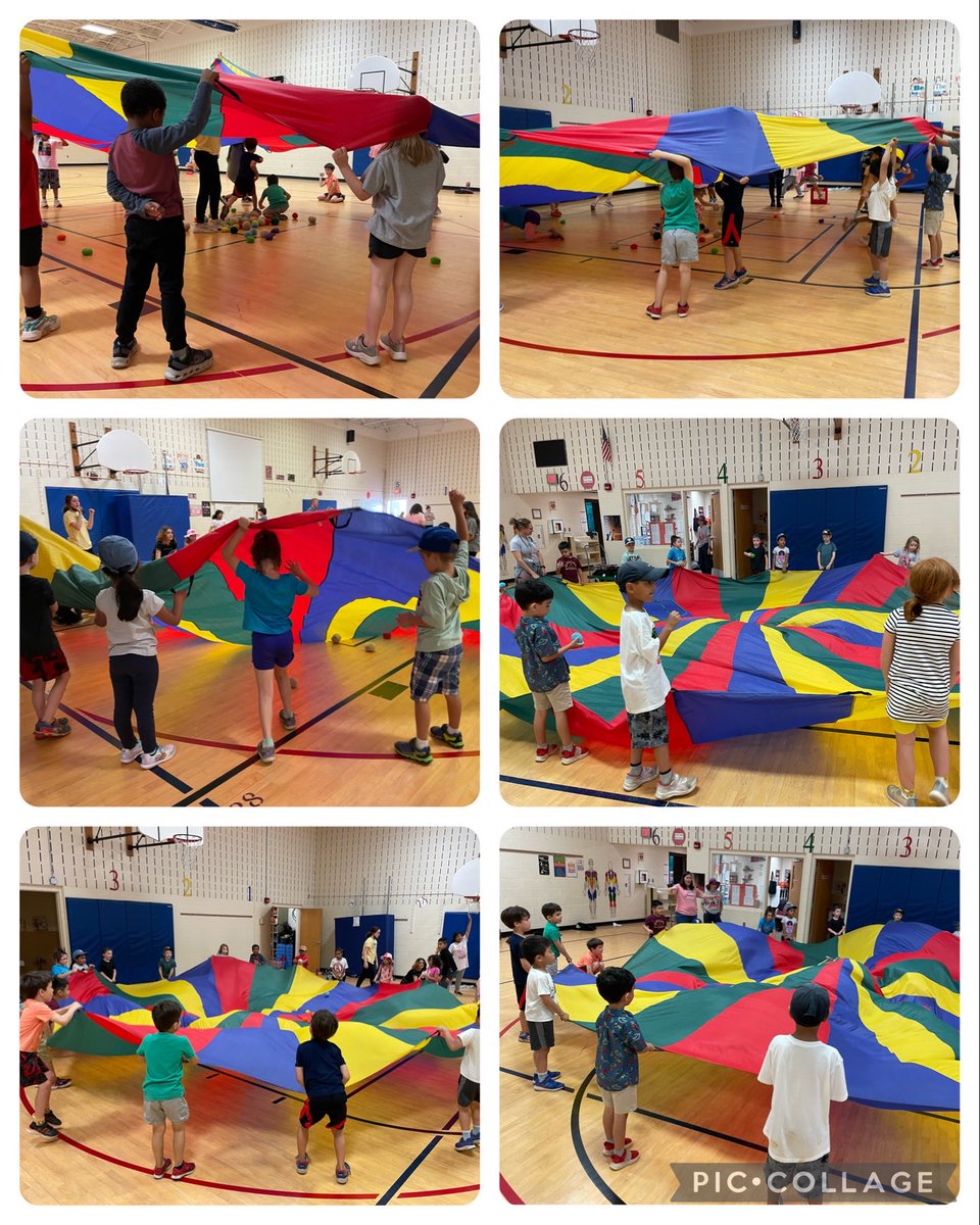 We ended Field Day with parachute fun! ⁦<a href="/ThisIsMadge/">Aimee Maggio</a>⁩