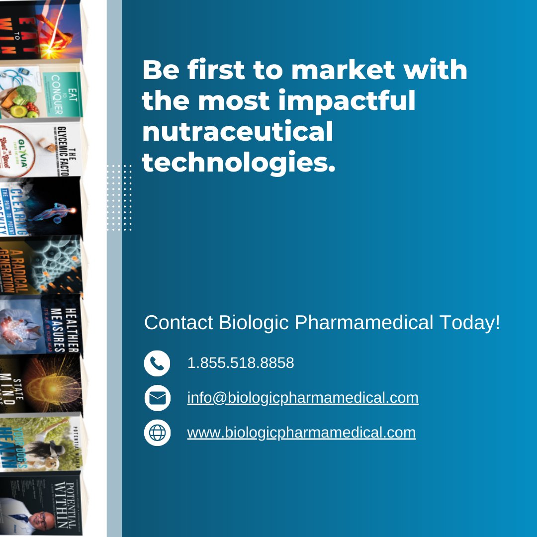 Don't miss out on the opportunity to revolutionize your brand with our novel discoveries. Get in touch with BIOLOGIC PHARMAMEDICAL today and start your journey towards unparalleled success!  #BiologicPharmamedical  #pharmamedical #custommanufacturing #supplementmanufacturer