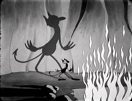 Hieronymus Bosch para crianças? Uma peculiar e divertida visão do inferno, por Walt Disney, neste sombrio curta-metragem em cartaz no Cine Antiqua. Uma trilha sonora sofisticada, com Edvard Grieg e Charles Gounod. 'Sinos do Inferno' (Hell's Bells, 1929) youtu.be/g3mgdeuEOio
