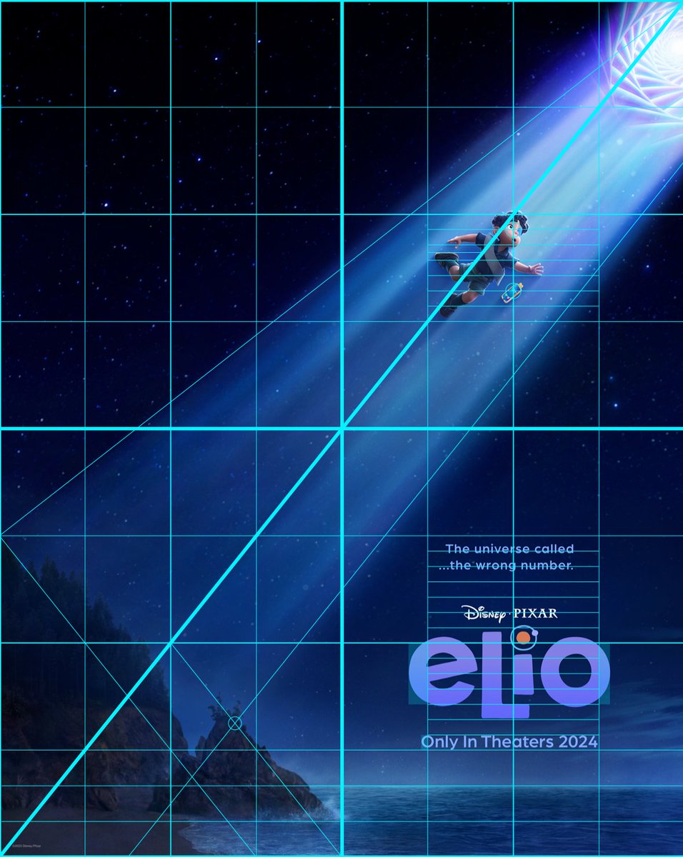 neogropius's tweet photo. I did the grids from the new Elio's movie poster. It's very geometric, all aligned, a little bit of optical adjusts. 10/10

#Elio #Disney #Pixar #Movie #Trailer #Design #Grid #Grids #Poster https://t.co/jl00do6zgP