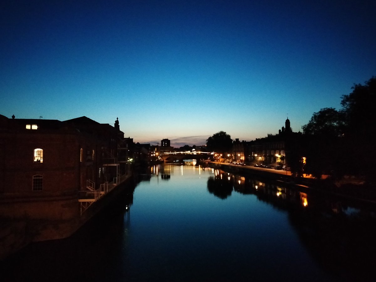 Beautiful evening in York 💙