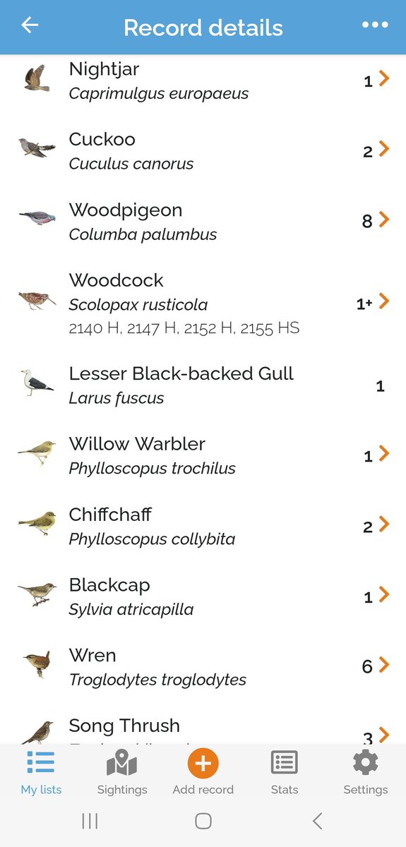 sconebirding's tweet photo. A (digibinned) distraction during a @_BTO Woodcock Survey in Thetford Forest this eve! 16 species on my #BirdTrack #CompleteList also featured Cuckoo, Tree Pipit, Willow Warbler and Siskin. https://t.co/NJ5YsLPBfL