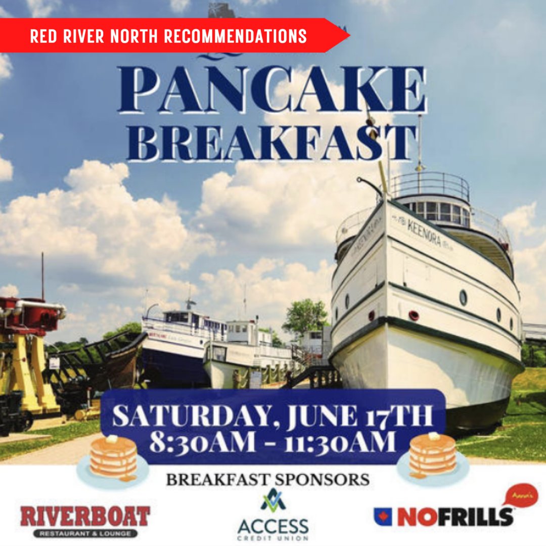 rrntourism's tweet photo. The Marine Museum is having a Pancake Breakfast is this Saturday, June 17th, 8:30-11:30AM. 

Enjoy pancakes, sausage, and your choice of coffee or juice. $8.00/person or $4.00 for 12yrs &amp; under.  This also includes free admission to the museum. https://t.co/VJBCYbrncx