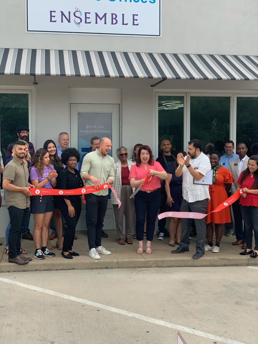 Congratulations <a href="/ensemblecowork/">Ensemble Coworking</a>  on the Grand Opening of your new Executive Offices! 🎉

Thank you to our #FWHCC family who came out to celebrate! These office spaces will be available for anyone needing a remote workspace.

Click to learn more🔗
ensemblecoworking.com