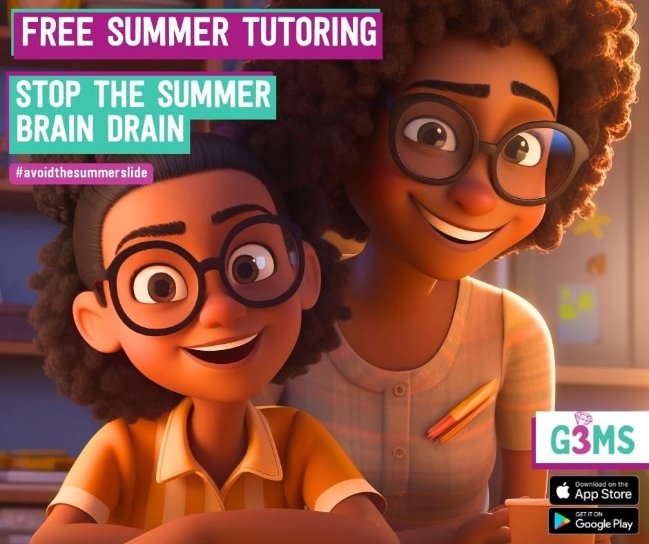 getG3MS's tweet image. Help your child stay academically active this summer with G3MS. Click our Pin to download the app today. #AvoidtheSummerSlide #G3MS